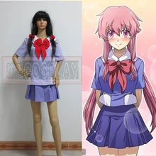 The Future Diary Gasai Yuno Mirai nikki 2nd Cosplay Costume
