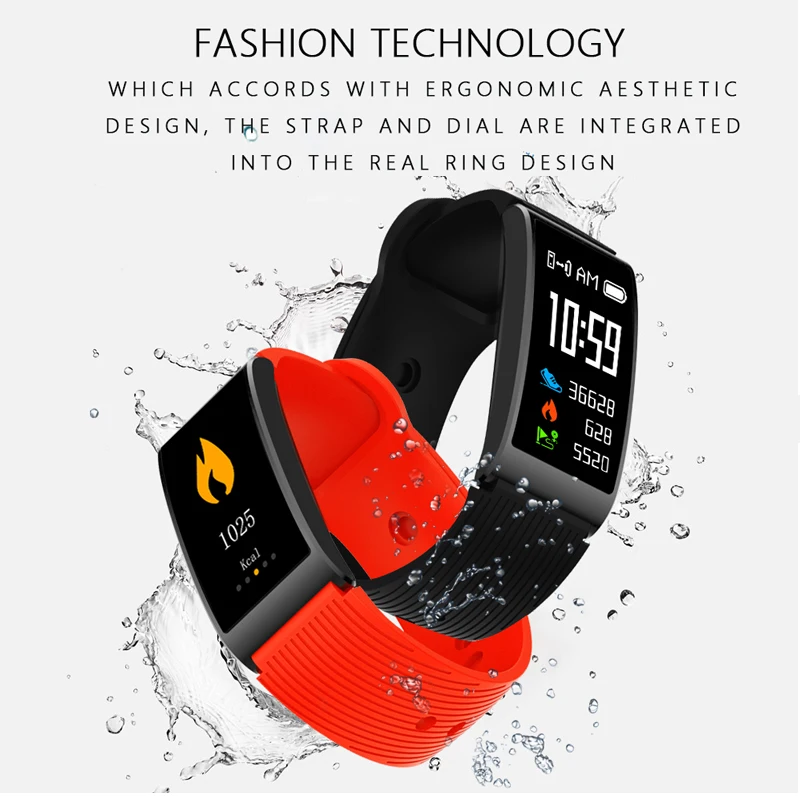 2 шт. смарт-браслет для измерения артериального давления, часы для фитнеса, спортивный браслет, пульсометр, SMS напоминание, Pk Fitbits Vs miband