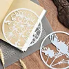 8 unids/set 16,5 cm ventana redondo flores DIY capas plantilla para pintura libro de recortes colorear relieve álbum de plantilla ► Foto 2/6