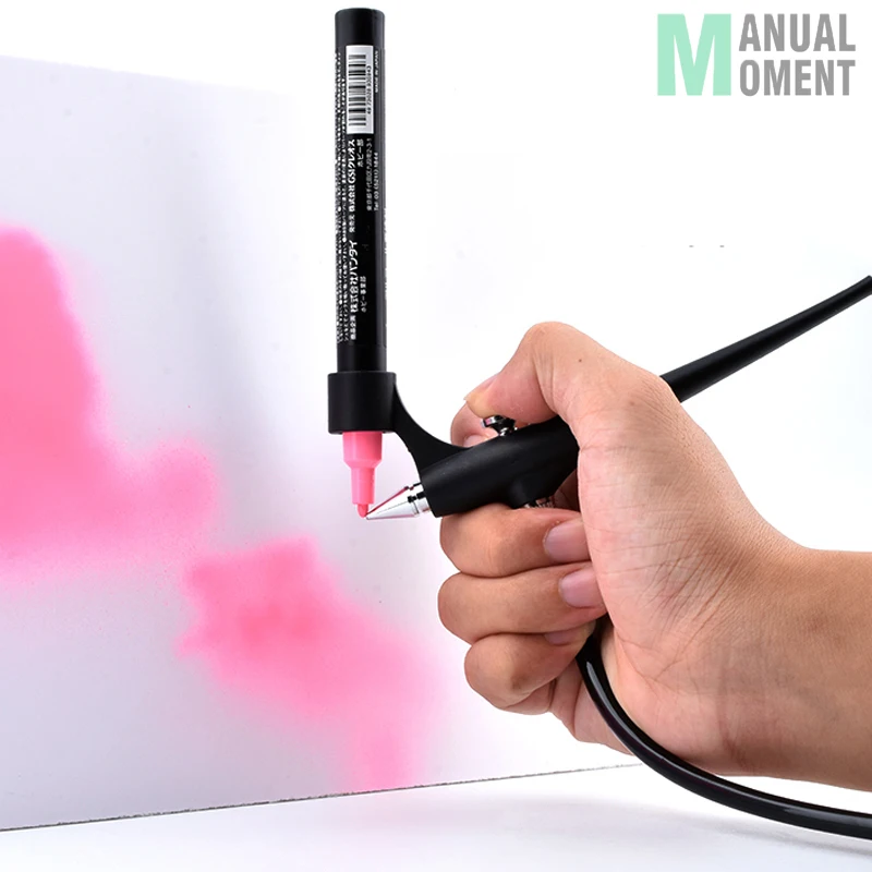 

Modeling Lightweight Airbrush System For Gundam Marker Dust Blow Gun Model Building Hobby Tinting Tools Accessory