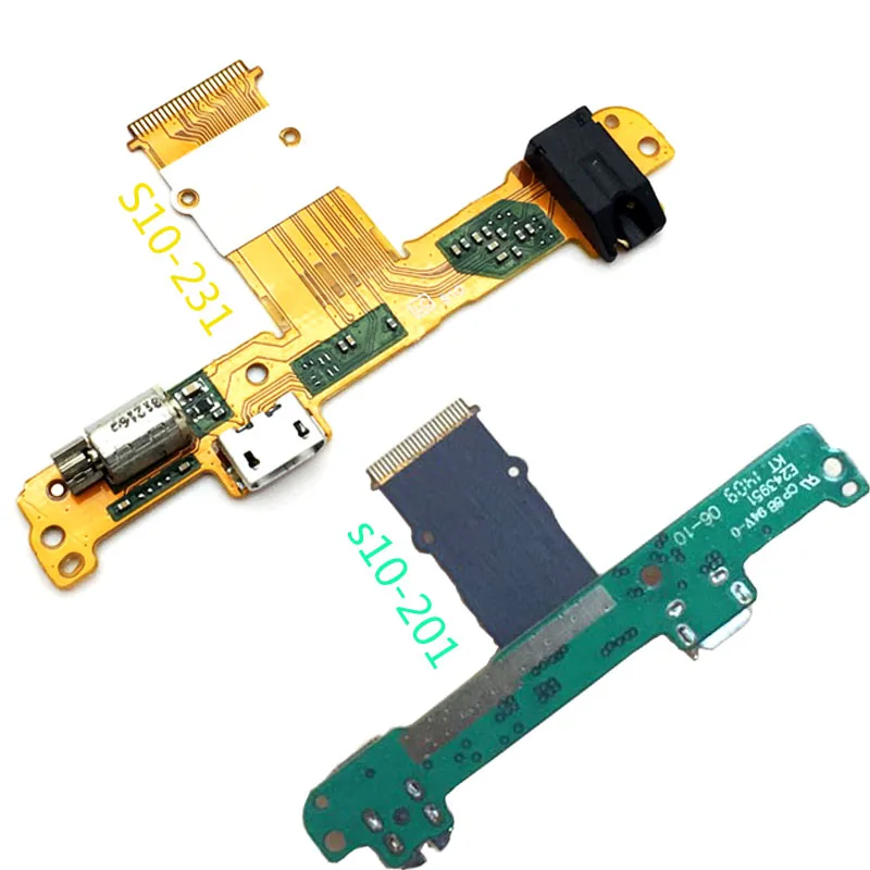 Зарядная Плата USB+ для разъема для наушников, Порты и разъёмы гибкий кабель FPC для huawei MediaPad 10 Link LTE-A S10-201L S10-201u S10-201w S10-231