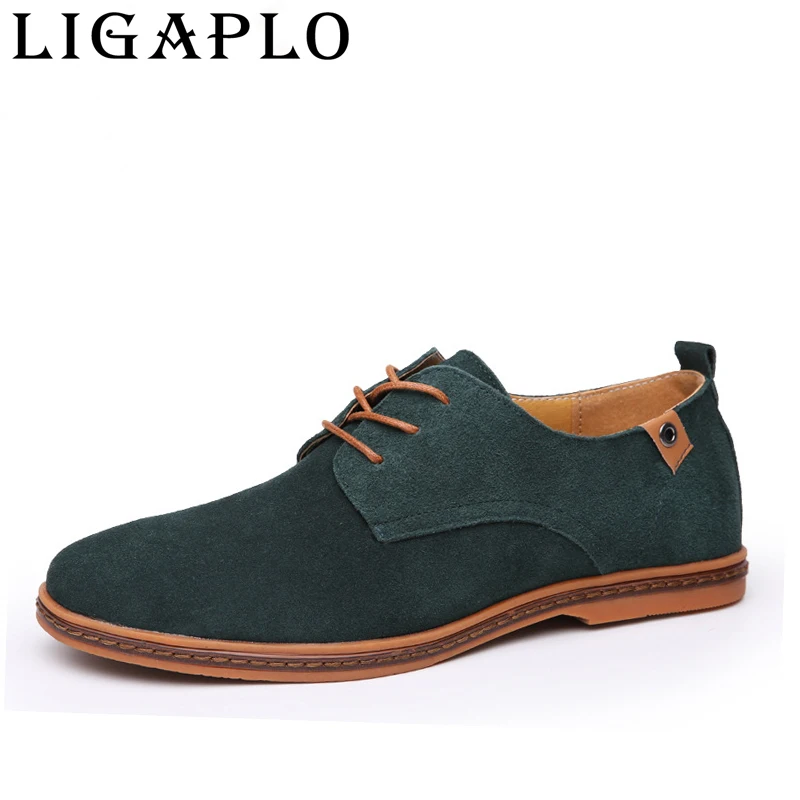 flat leather shoes for men