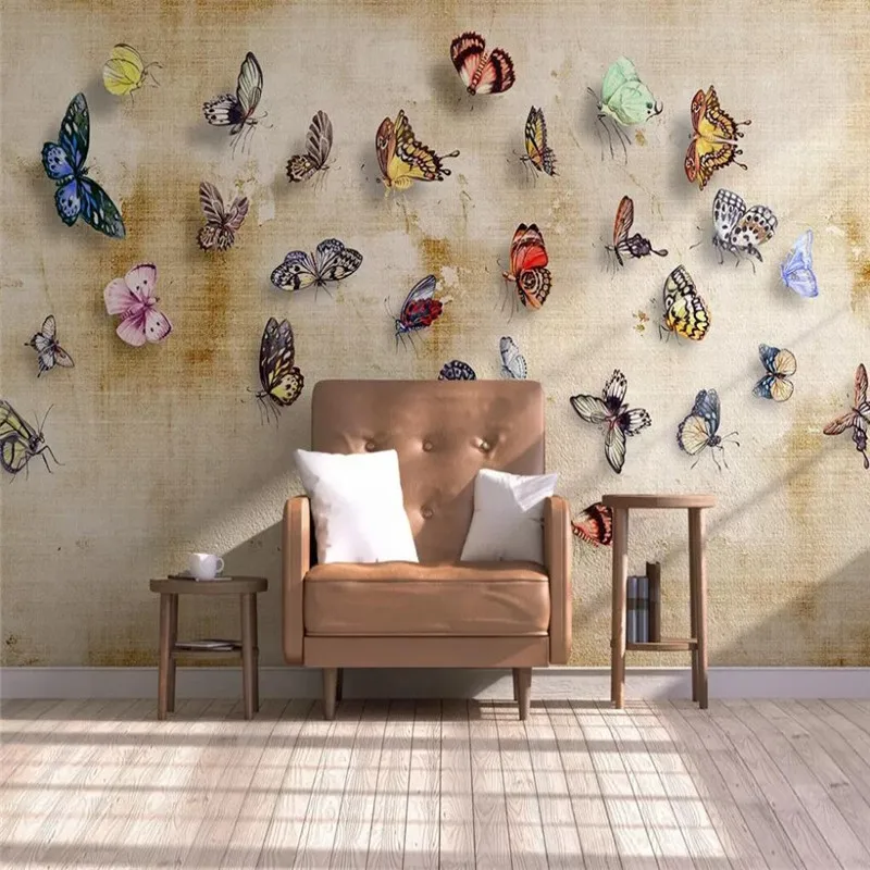 Modern minimalist pansy bird oil painting background professional production mural wallpaper wholesale, custom poster photo wall Modern minimalist pansy bird oil painting background professional production mural wallpaper wholesale, custom poster photo wall