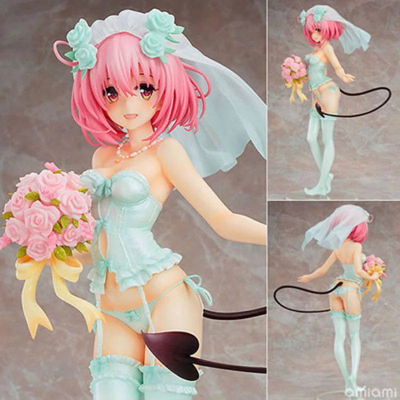 Аниме Япония сексуальная фигура TO LOVE RU Momo Belia Deviluke в свадебное платье для куклы 25 см ПВХ фигурка игрушки