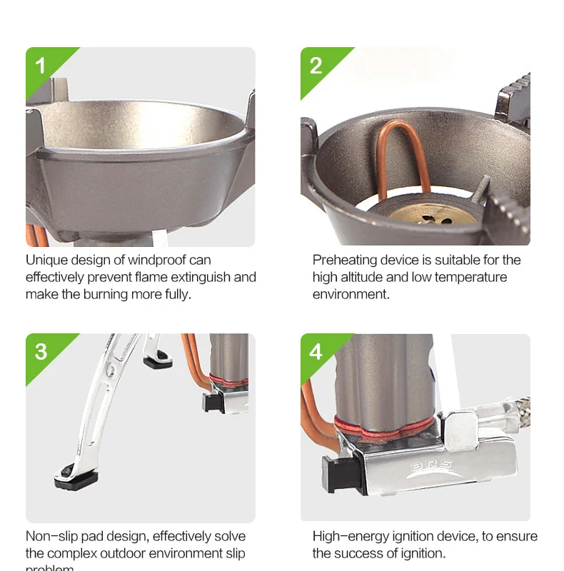 BRS-11 уличные газовые горелки Кемпинга Газовая Плита ветрозащитный Пеший Туризм Восхождение Пикник газовые горелки