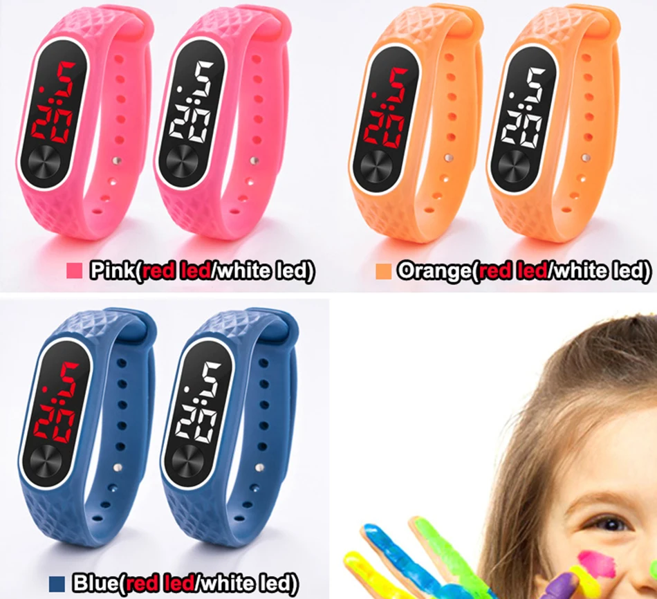 Children's Watches Kids LED Digital Sport Watch for Boys Girls Men Women Bracelet Electronic Silicone Watch relogio infantil