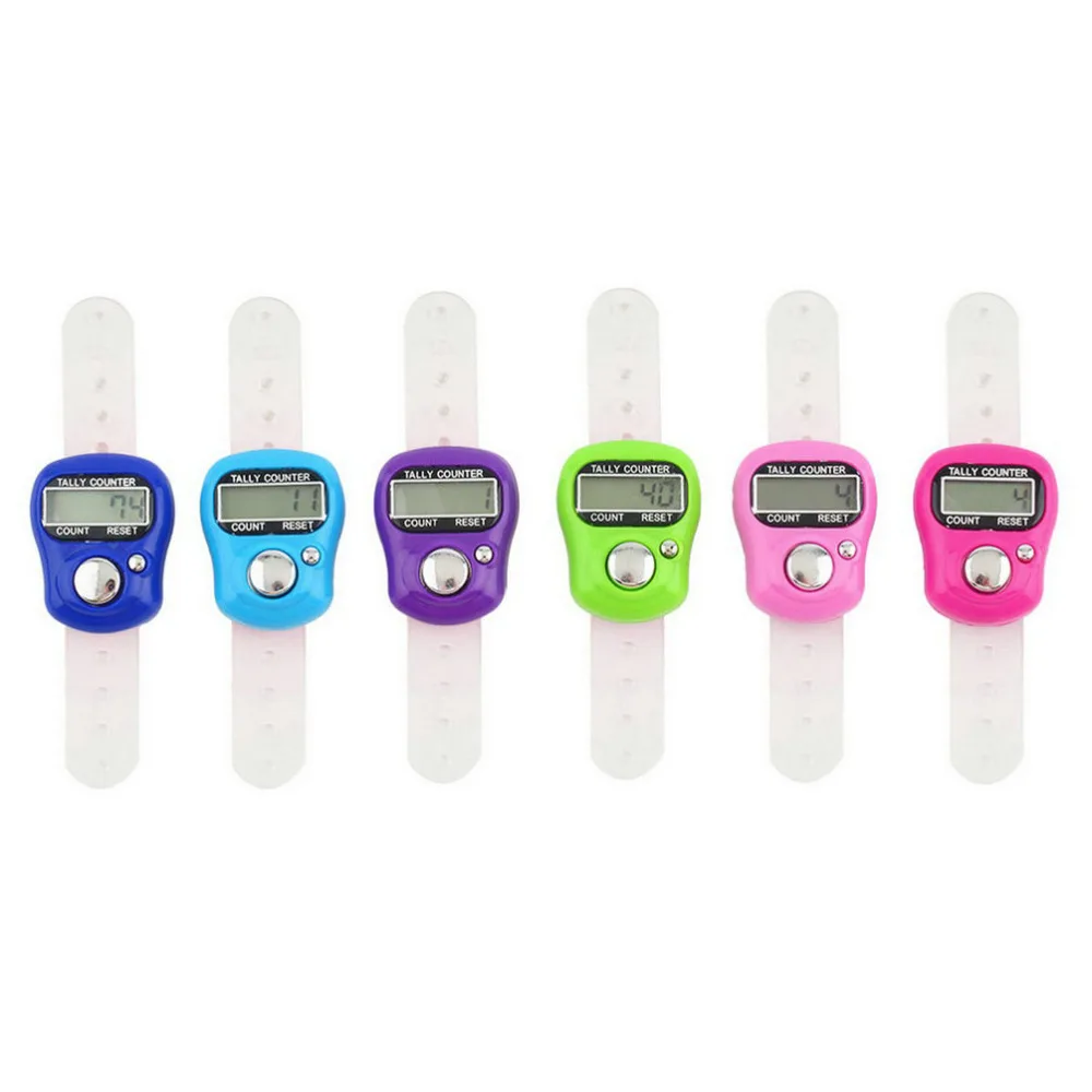

1 Pc Stitch Marker And Row Finger Counter LCD Electronic Digital Tally Counter Brand New Number Counter Wholesale Drop Shipping