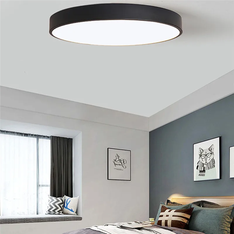 SANYI светодиодный потолочный светильник, современный светильник для гостиной, светильник для спальни, кухни, поверхностное крепление, панель с дистанционным управлением