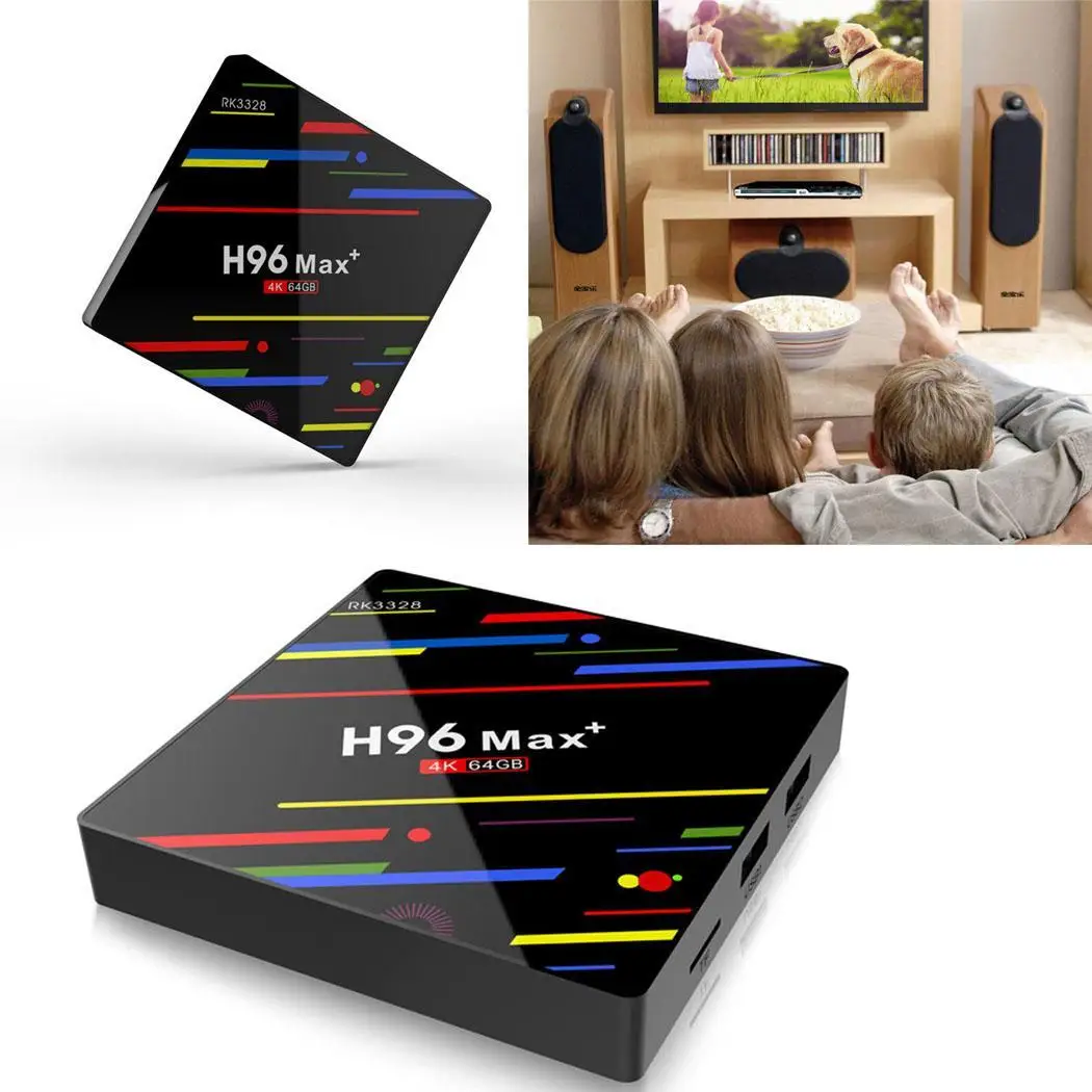 H96 Max+ 4K Smart TV Player 2.4G/5G HDMI 8.1 Dual WIFI Android 4K TV Box Media Home Player MP3 AAC WMA WAV