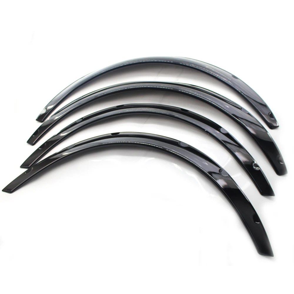 High quallity 4pcs Car Polyurethane Body Wheel Eyebrow Fender Flares