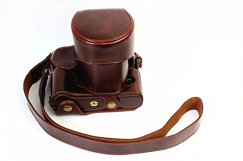 Capa de Couro para Câmera Digital Fujifilm Xt1 Bolsa de Capa para Câmera Digital e Acessórios com Abertura de Bateria - Image 6