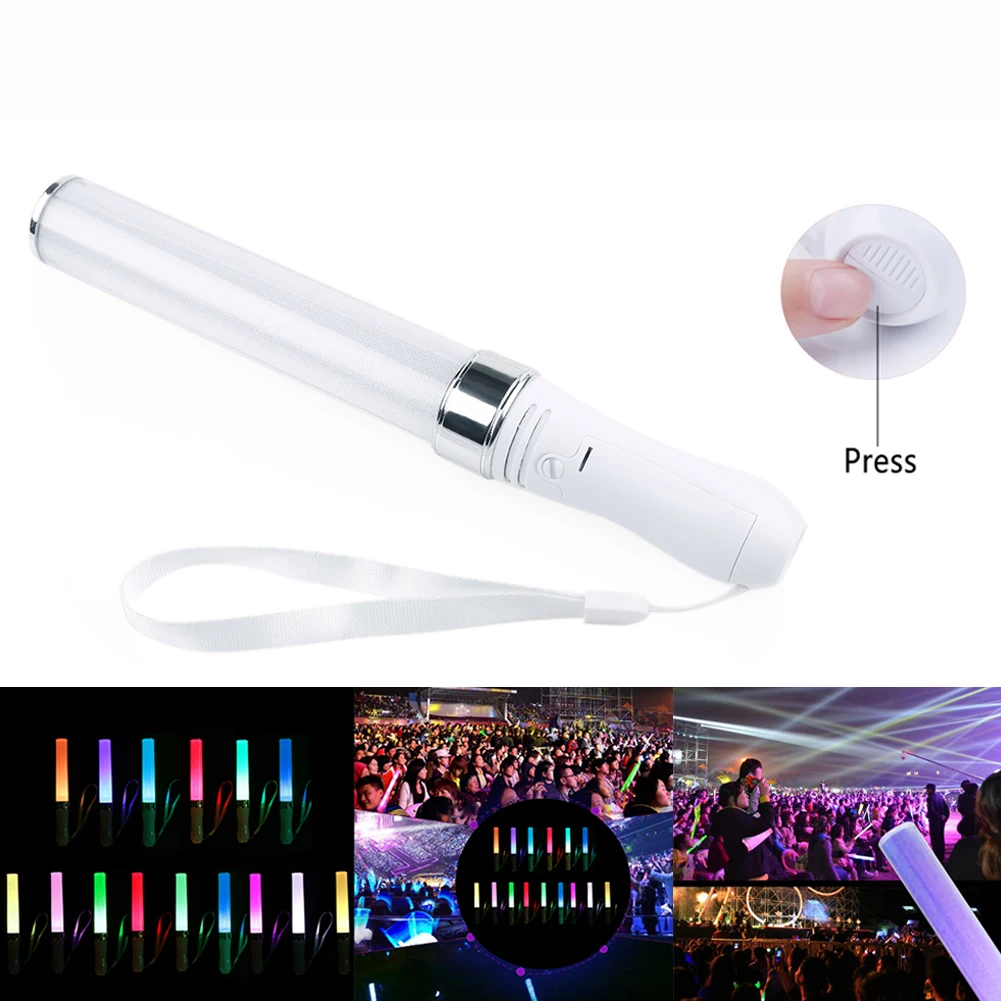 

LED Concert Light Stick 15 Colors change Led glow stick luminaria Baton for Party Supplies Festivals Raves Birthdays light Lamp
