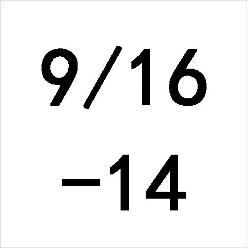 9/16-12, 14, 16, 18, 20, 24, 28, 32, 36, 40 UNC UNS UNF UNEF HSS правый ручной кран TPI резьбы инструменты для прессформы обработки 9/16" - Цвет: 14 UNS