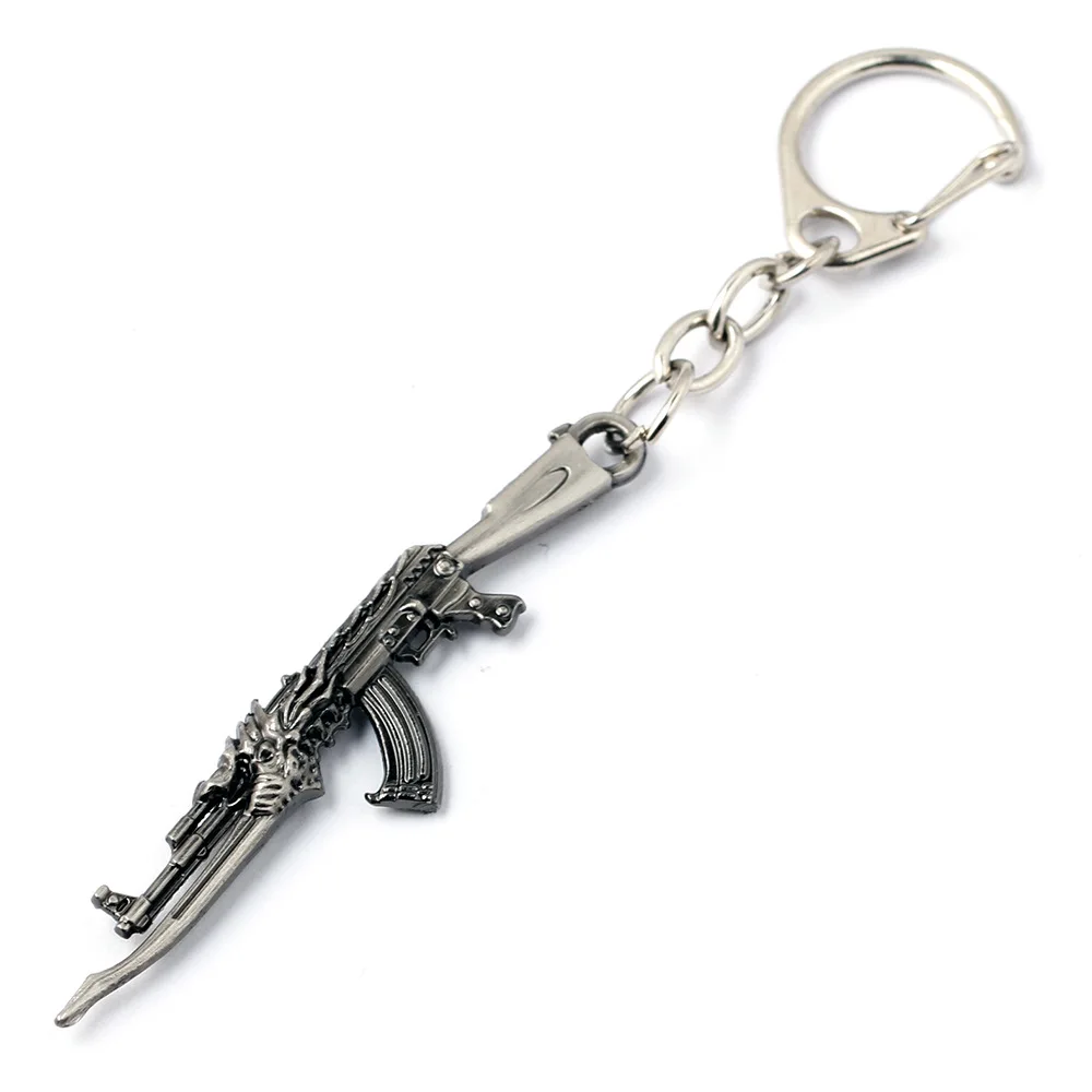 

14 Styles AK M4A1 AWP Alloy CSGO KeyChains For Best Friends Key Cove CS GO Key Chain Holder Souvenir Porte Clef Llaveros For Men