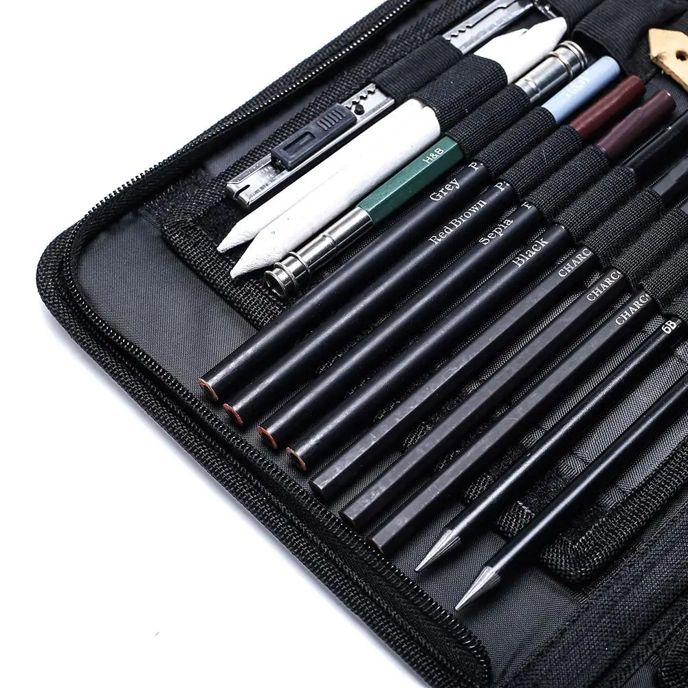 Высокое качество 48 шт. эскиз деревянный карандаш набор инструментов для рисования