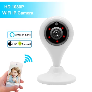 

2.0MP IP Wifi Security Camera 1080P Wireless CCTV Cameras Smart Life APP Push Motion Detection Support Amazon Alexa Echo