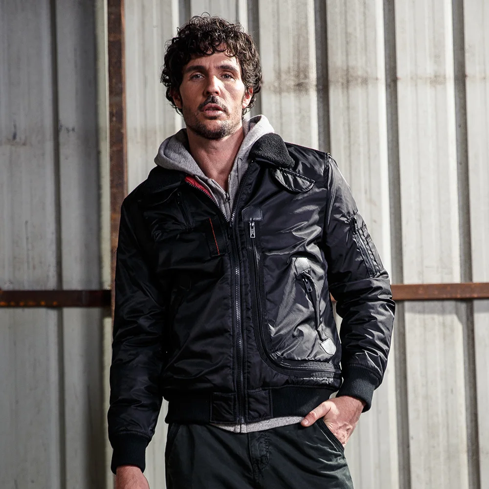 2018 Mens Parkas Winter Jacket Men Fashion Turn down