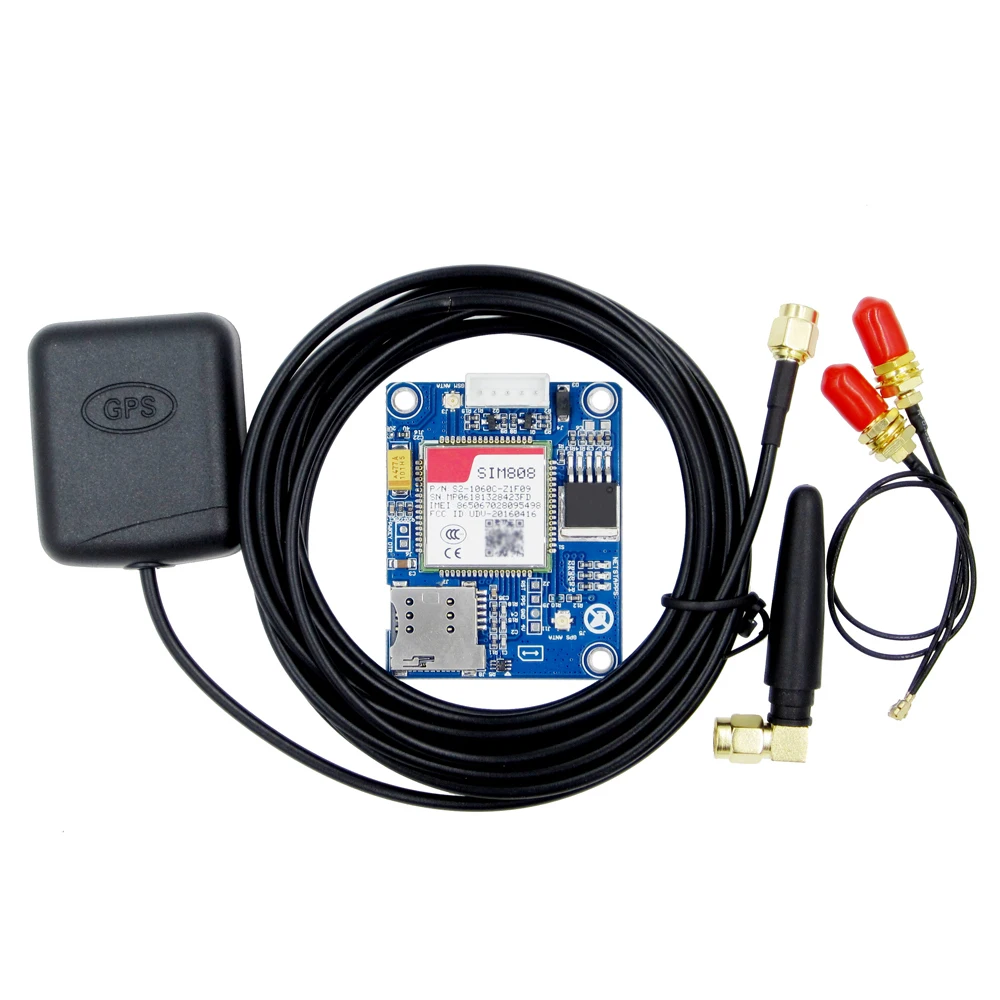 SIM808 вместо SIM908 модуль GSM/GPRS gps развитию IPX SMA с gps антенны для Raspberry Pi