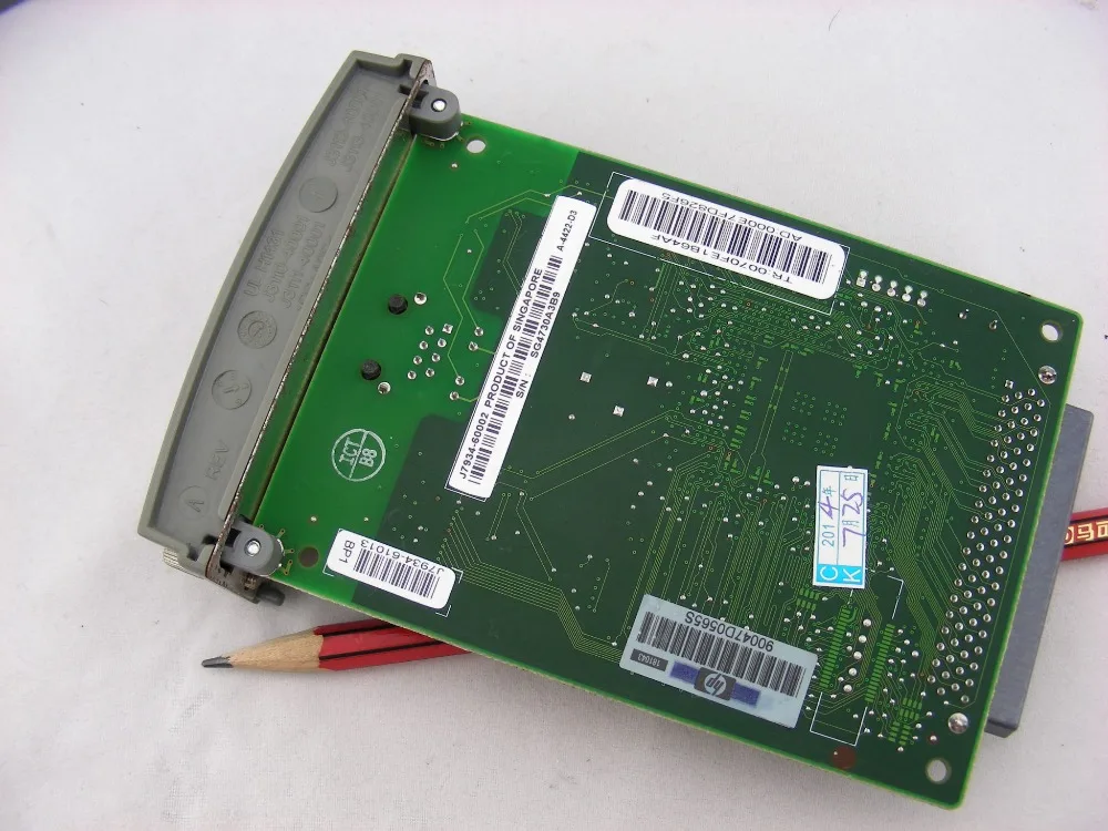 Б/у печатная карта 620N для HP Jetdirect J7934A J7934G 10/100 Серверная сетевая EIO|Детали принтера|