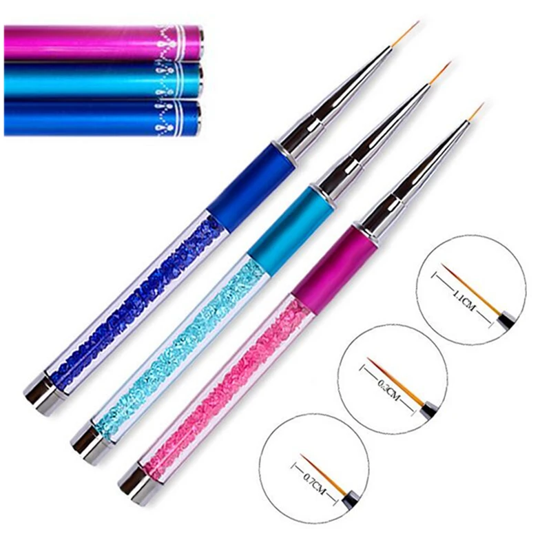 Drawing Lines With The Pen Tool : Mm nail art brush painting flower drawing line pen