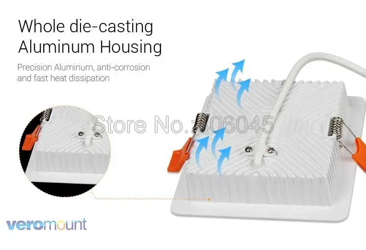 Milight 6W 9W 12W 15W 18W 25W RGB+CCT LED Downlight Ceiling Spotlight AC110V 220V FUT060 061 062 063 064 065 066 068 069