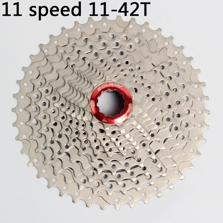 BOLANY Bike 11 Speed 11 42T Cassette Flywheels Card Type Flywheel