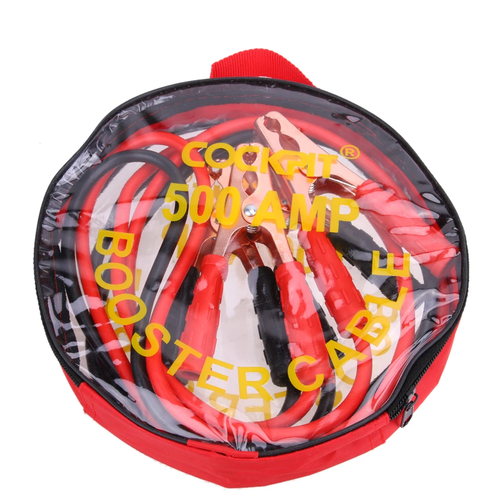 Cable de refuerzo 500A línea de batería de coche camión fuera de carretera Auto coche salto Cable suministros de electrónica de coche