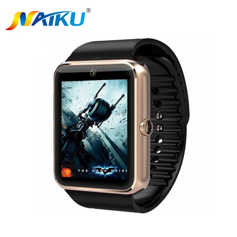 NAIKU GT08 font b Smart b font font b Watch b font Clock Bluetooth Support Sim