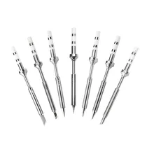 7 шт. Оригинальные Замена паяльной Для TS100 цифровой ЖК-дисплей паяльник