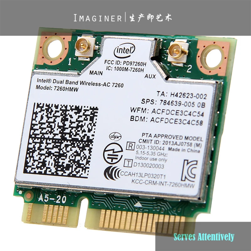 Беспроводной мини Pcie Pci-e к Pcie Pci-e Pci Express X1 16x адаптер конвертер с 2x антенной PCI-e PC WiFi беспроводной адаптер