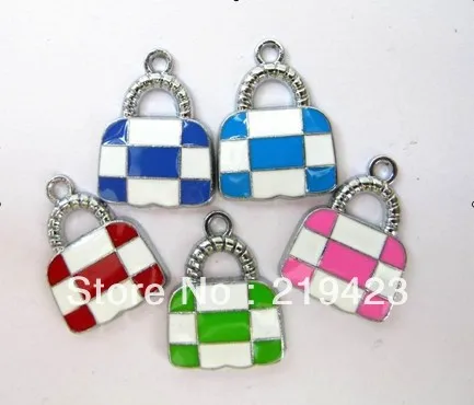 100pcs 23x18mm bag DIY Hang Charms Pendands Jewelry accessories Fit cellphone 100pcs 23x18mm bag DIY Hang Charms Pendands Jewelry accessories Fit cellphone