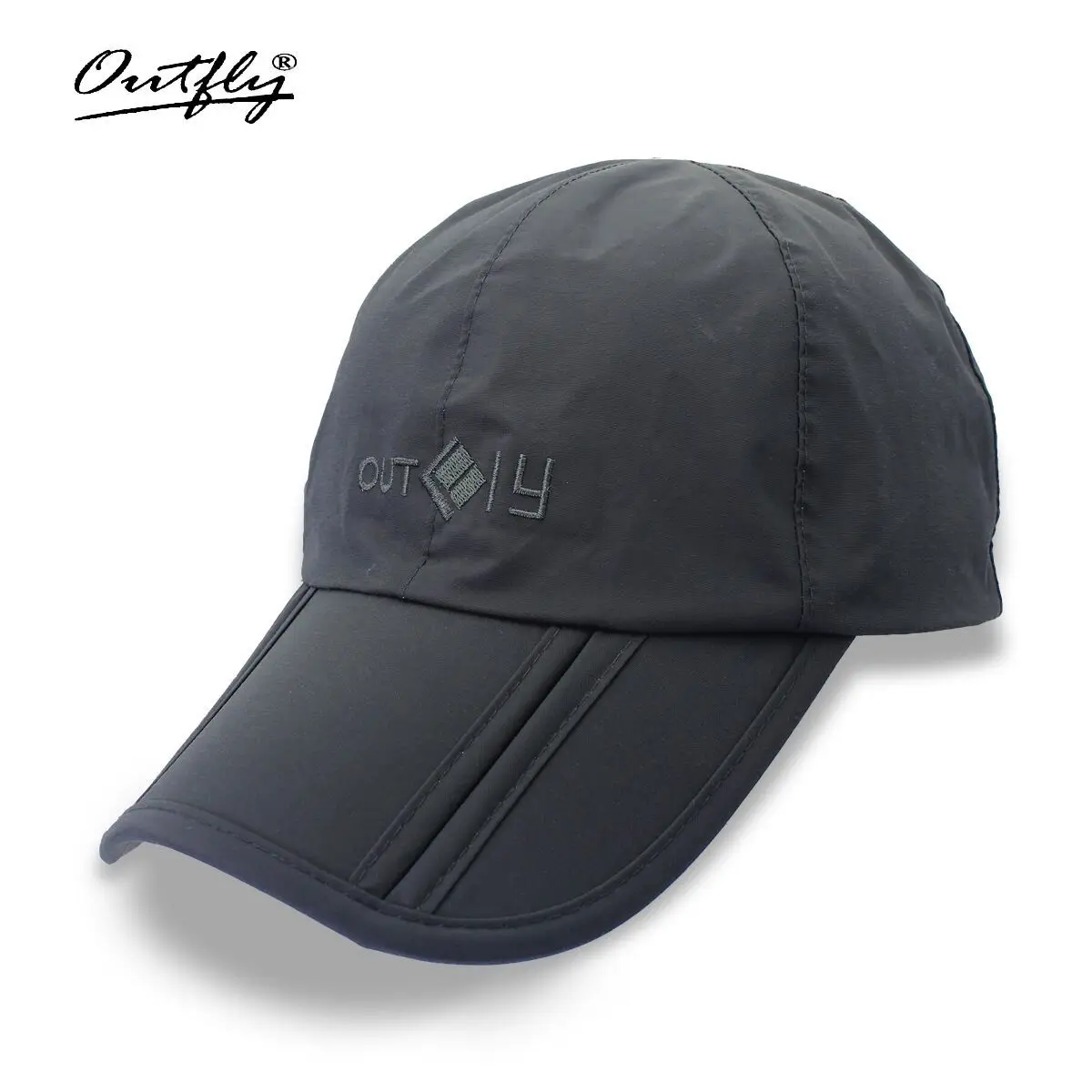 

2018 Hat Man's Hat For Travelwaterproof Sunscreen Outdoor Mountaineering Folding Rainproof Peaked Cap Uv Male Sun Fishing Caps