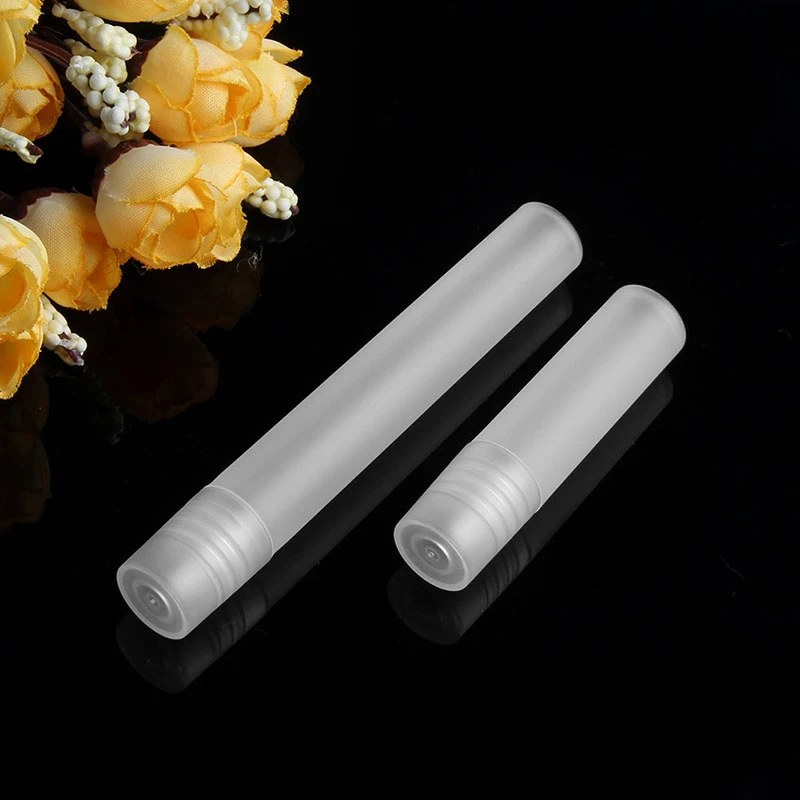 5ml/10ml Empty Perfume Roll Roller Ball Bottle On Plastic Stainless Steel Liquids Oil Container Refillable Bottles Holders New