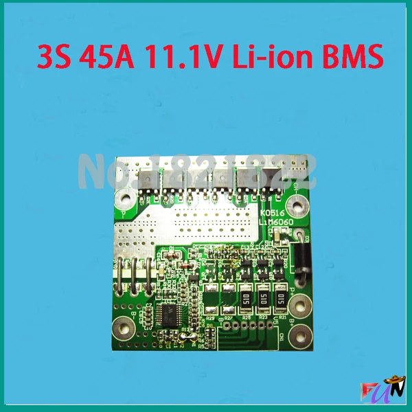 Защитная плата аккумулятора 3S 45A Li-Ion 11 1 В 18650 BMS PCM 3s bms pcm для использования