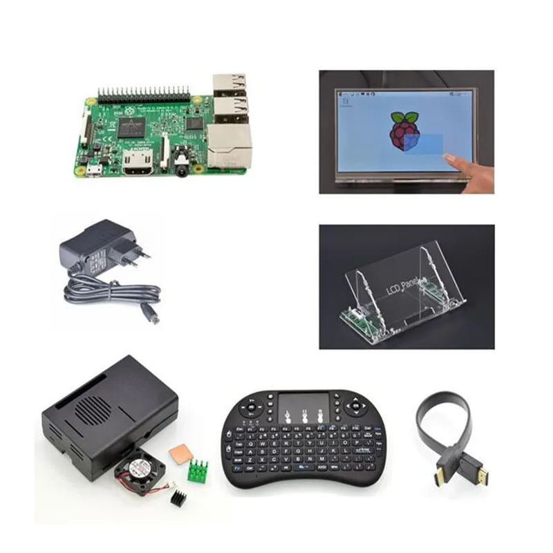 Raspberry Pi3 Case with Fan Keyboard Tester Uch Screen Keyboard 15 Raspberry Touch Screen Case