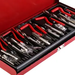 Прочный инструмент для ремонта резьбы Helicoil Rethread комплект гаражный инструмент для мастерской Профессиональный инструмент для ремонта