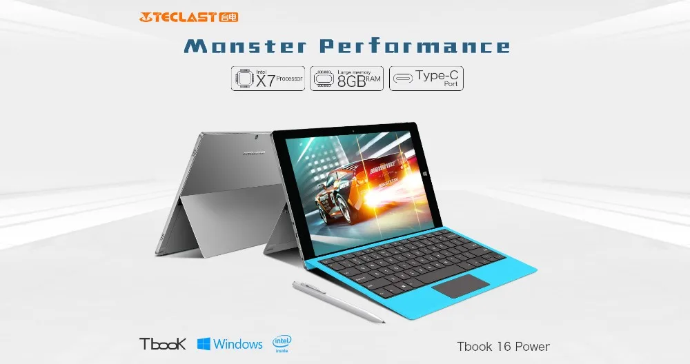 Newest11.6 дюймов Teclast tbook16 power Cherry Trail T3-Z8750 планшетный ПК 1920x1080 TBOOK 16 POWER 11,6 дюймов 8 Гб DDR3L 64 ГБ