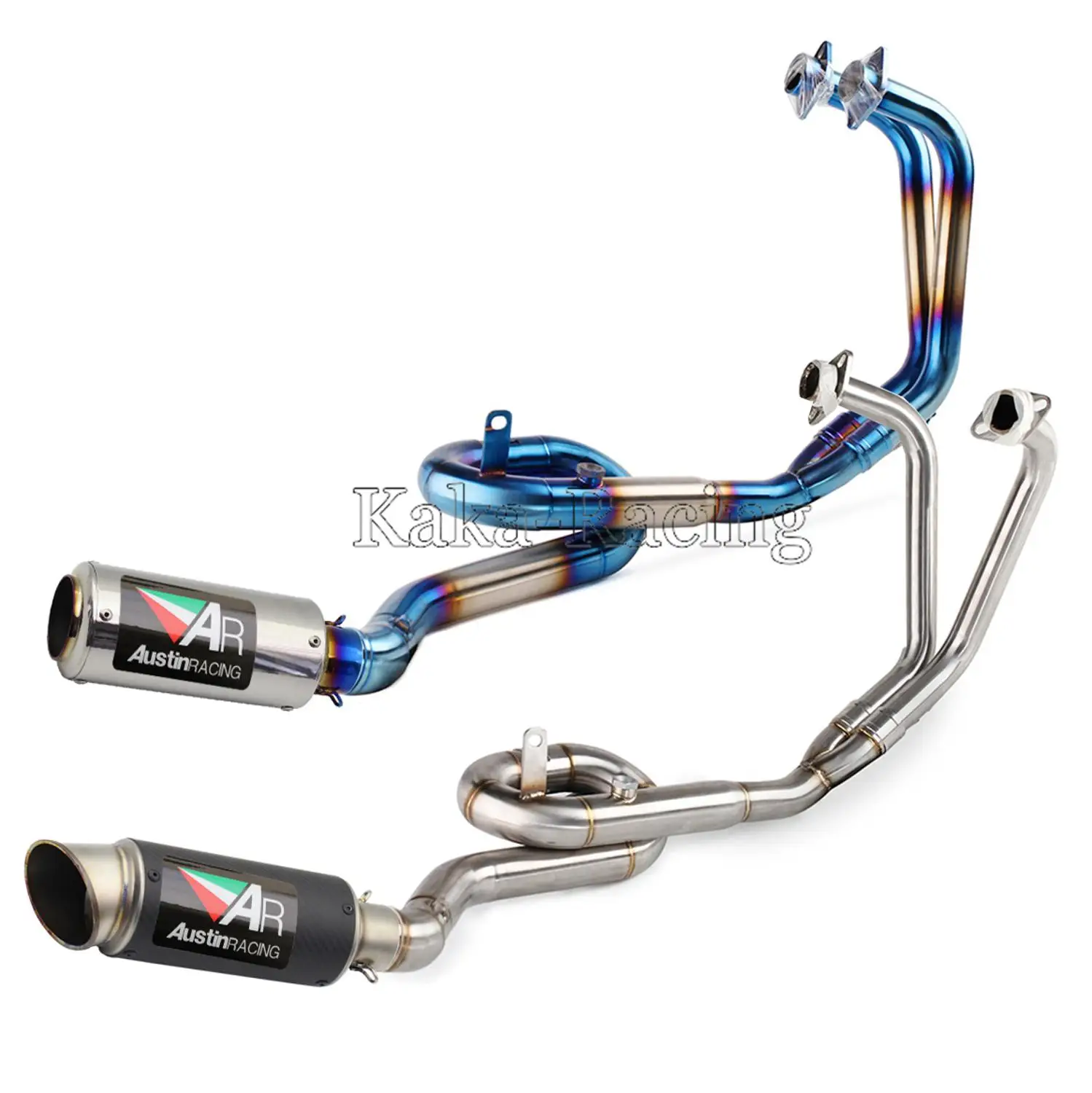 

MT03 Motorcycle Exhaust Muffler Full System Slip on pipe AR Austin Racing Carbon fiber Escape For Yamaha R3 R25 2014 - 2018 2019