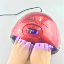 SUN 5 СВЕТОДИОДНЫЙ УФ фонарь Автоматический Датчик Сушилка для ногтей Daul Hands 48 Вт лампа для ногтей для всех ногтей Гель-лак безболезненный съемный базовый инструмент для ногтей