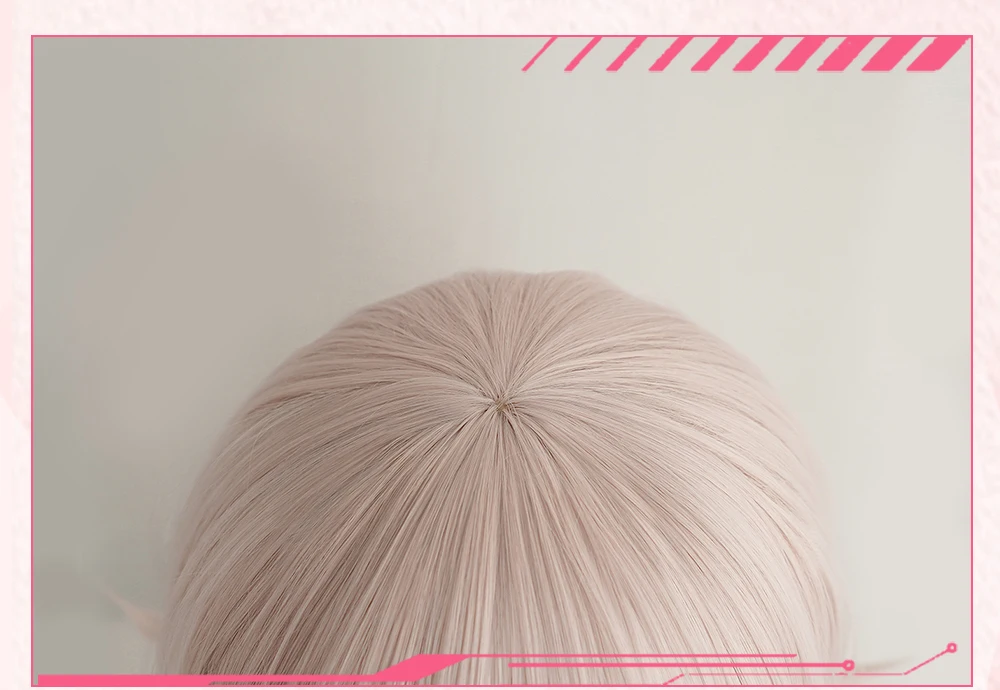 Anihut Nanami Chiaki Wig Super Danganronpa Cosplay Anime Hair Synthetic Heat Resistant Women -Zentai shop online