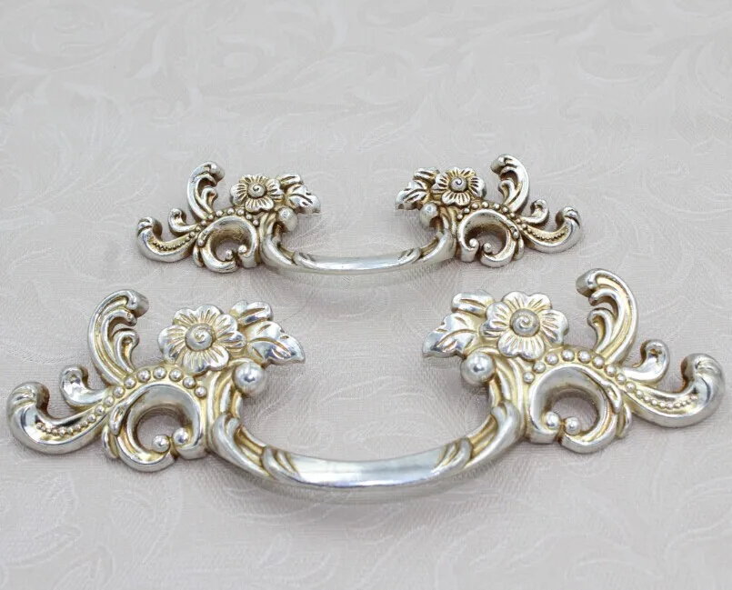 

Hole Space 45mm Kitchen Cabinet handles Antique Silver Drawer Pulls Antique distress Dresser tv cabinet Handles Pulls knobs