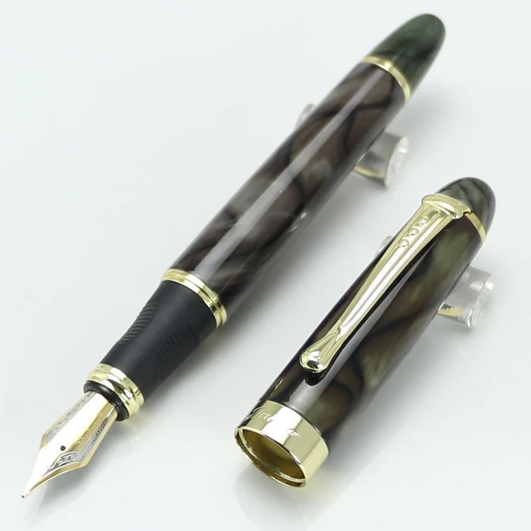 Jinhao X450 самопишущее перо Красный 22 цвета Металлический Золотой зажим роскошные ручки Caneta Канцтовары офисный школьный расходные материалы - Цвет: 5