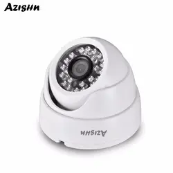 AZISHN аналоговый 700TVL товары теле и видеонаблюдения дома купольная камера с широкий формат 3,6 мм объектив ночное видение 24 шт. массив