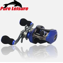 PureLeisure Супер магнитный тормоз 17BB+ 1 подшипниковые шарики левая/правая рука baitcasing Рыболовная катушка высокоскоростная Рыболовная катушка