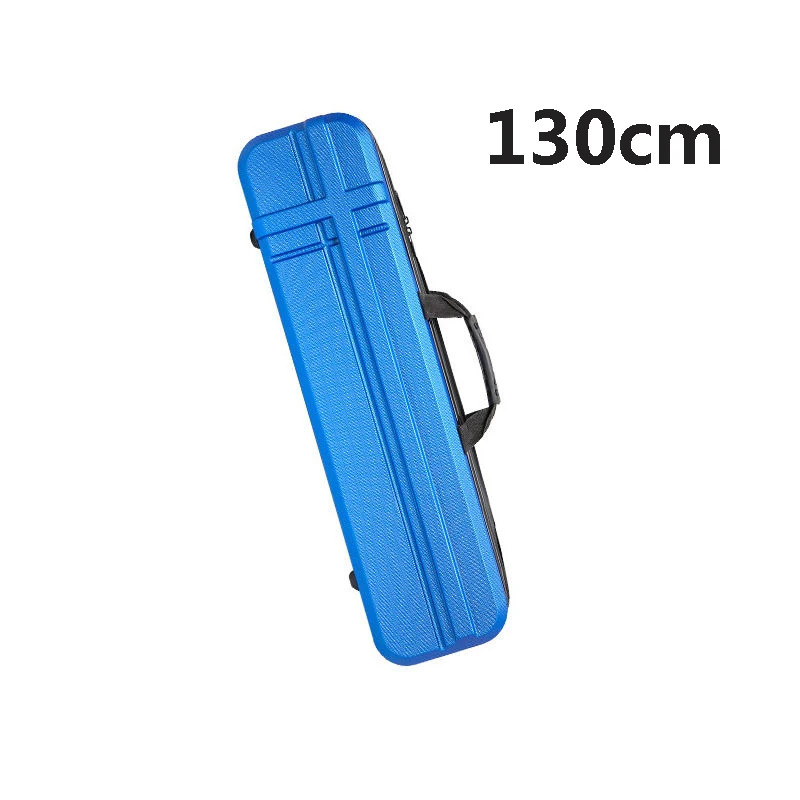Высокое качество 130 см ABS материал твердая Рыболовная Сумка Большая емкость рыболовная удочка сумка чехол для удочек Многоцелевая сумка для удочки - Цвет: Blue 130cm