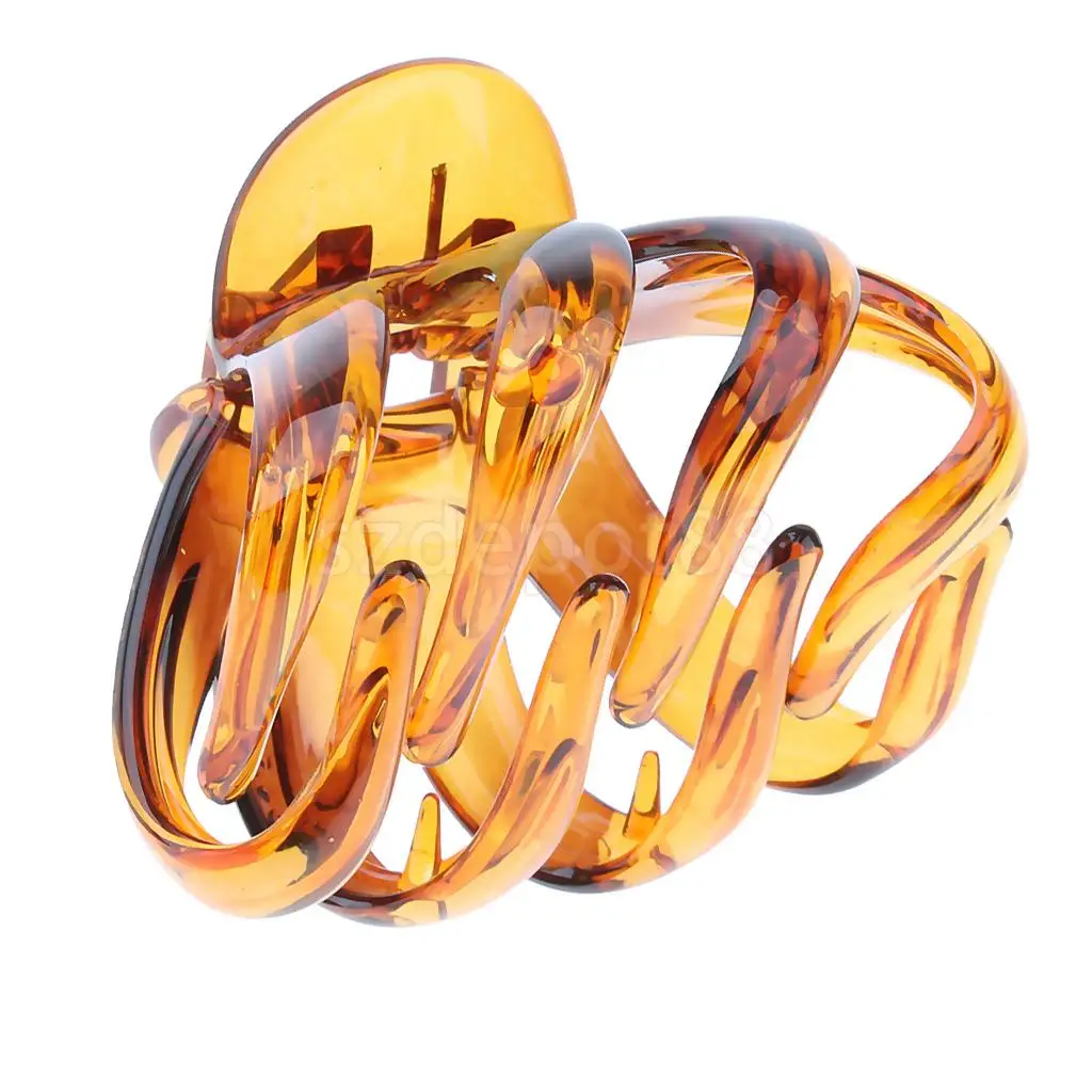 Large Hair Claw Clips Thick Hair Octopus Jaw Plastic Folding Hairpin for Women