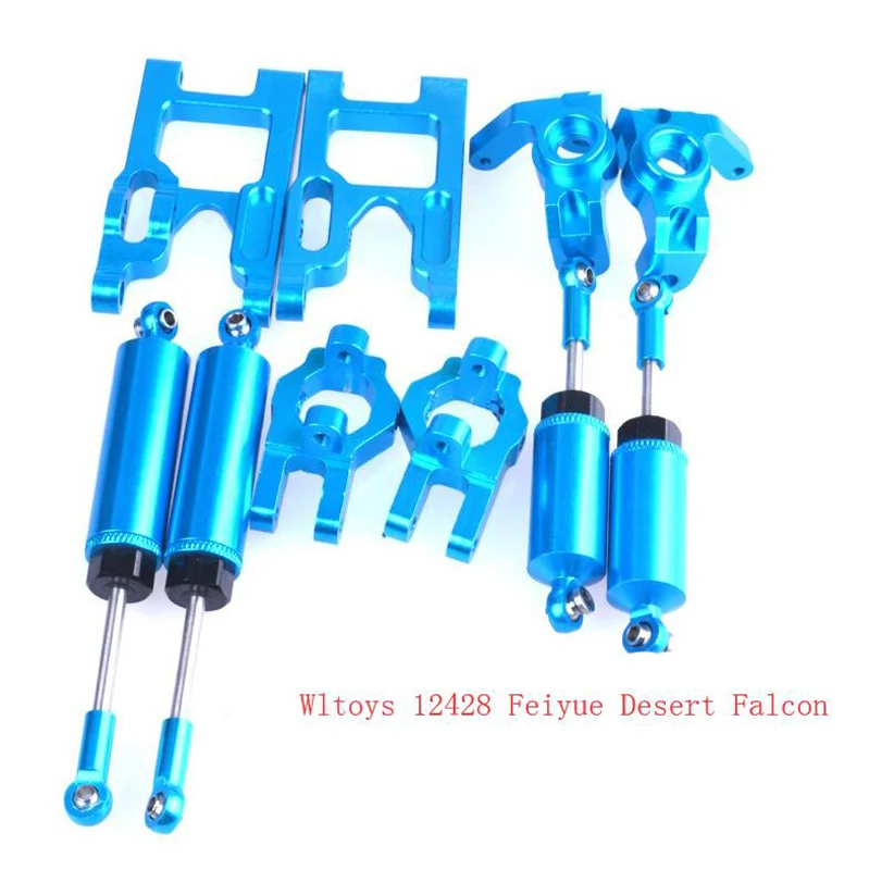 Ktyssp Upgrade Metal Servo Fixed Mount Part for WLTOYS 12428//Feiyue FY03 1:12 Car