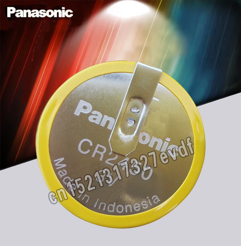 Оригинальная литиевая батарея Panasonic CR2450 2 шт./лот с контактами 3 в монет батарейка