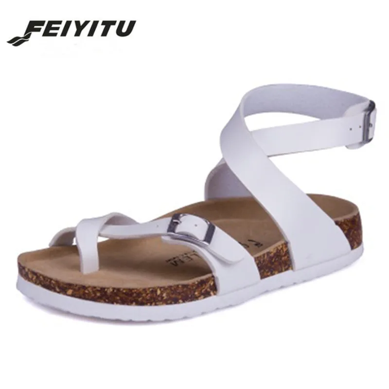 

FeiYiTu Women Sandals Cork Shoes Girls Slippers Summer Sandals Flip Flops Zapatos Mujer Sandalias Femininas Pink white black red