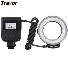 TRAVOR Макро 48 шт. LED кольцо вспышка света RF550D для Canon Nikon Panasonic Pentax Olympus DSLR Камера
